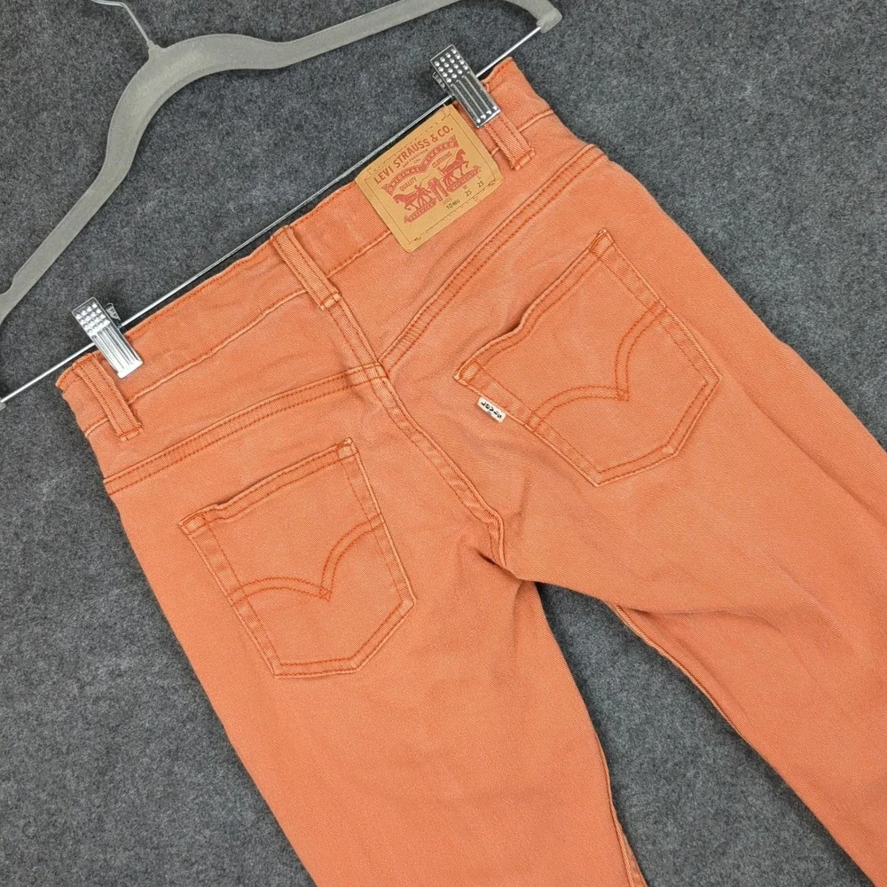 Levi's 511‎ Slim Orange Jeans Kids Size 10 Reg W25 L25